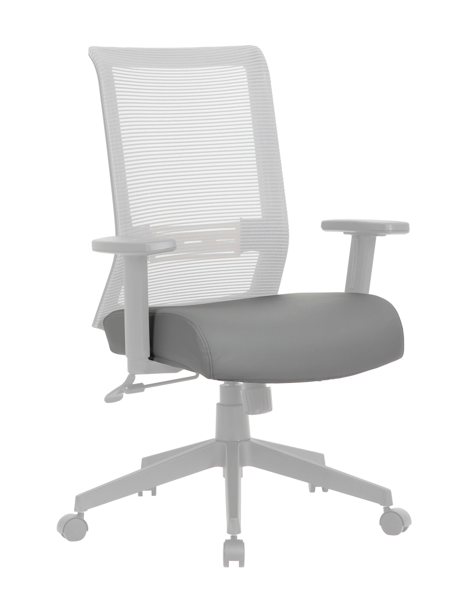 Chairs@work Antimicrobial Seat Covers, Grey - Image 2