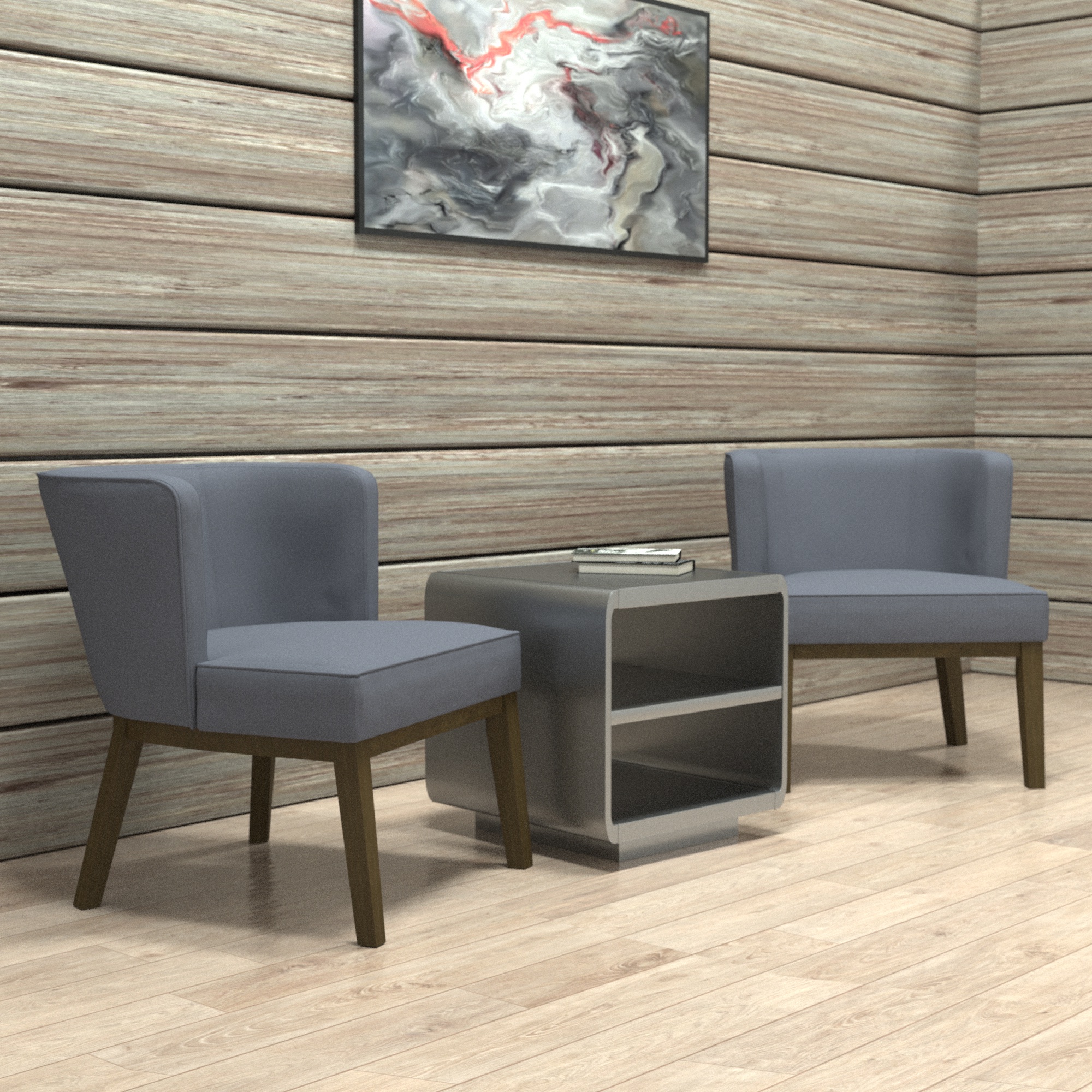 Boss Ava guest, accent or dining chair - Slate Grey - Image 7