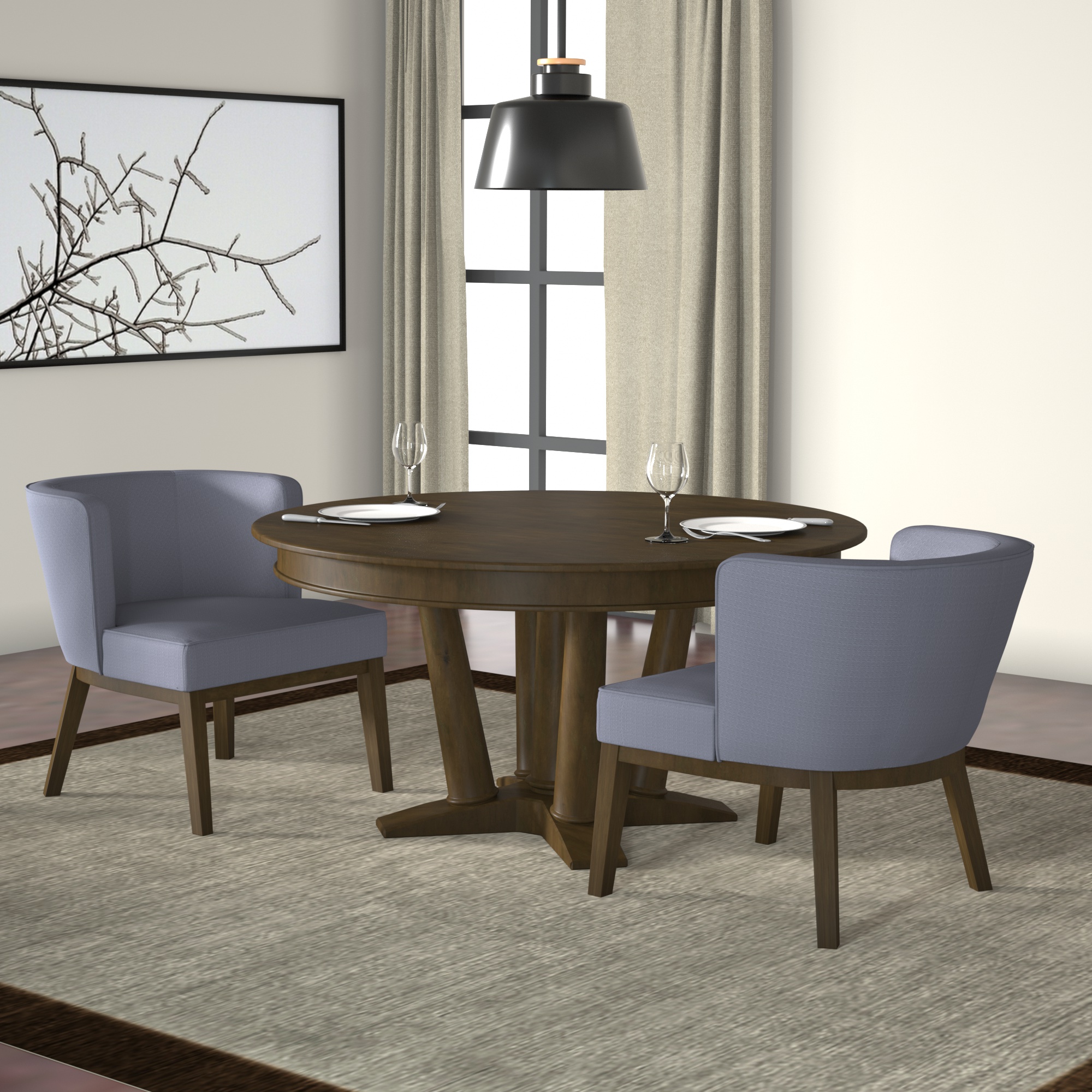 Boss Ava guest, accent or dining chair - Slate Grey - Image 6