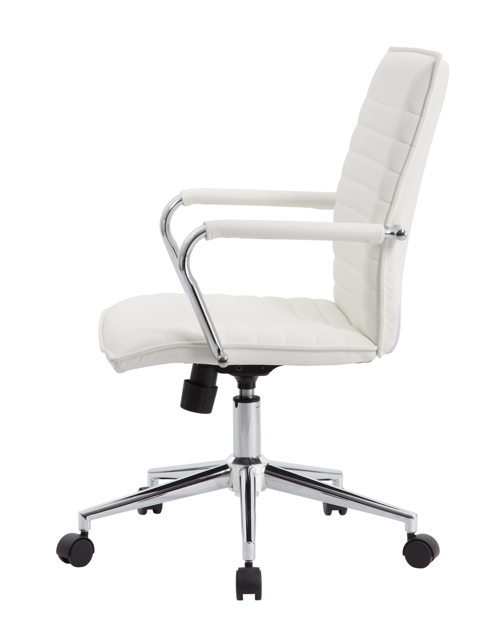 Boss Hospitality Task Chair with Fixed Chrome Arms - Image 4