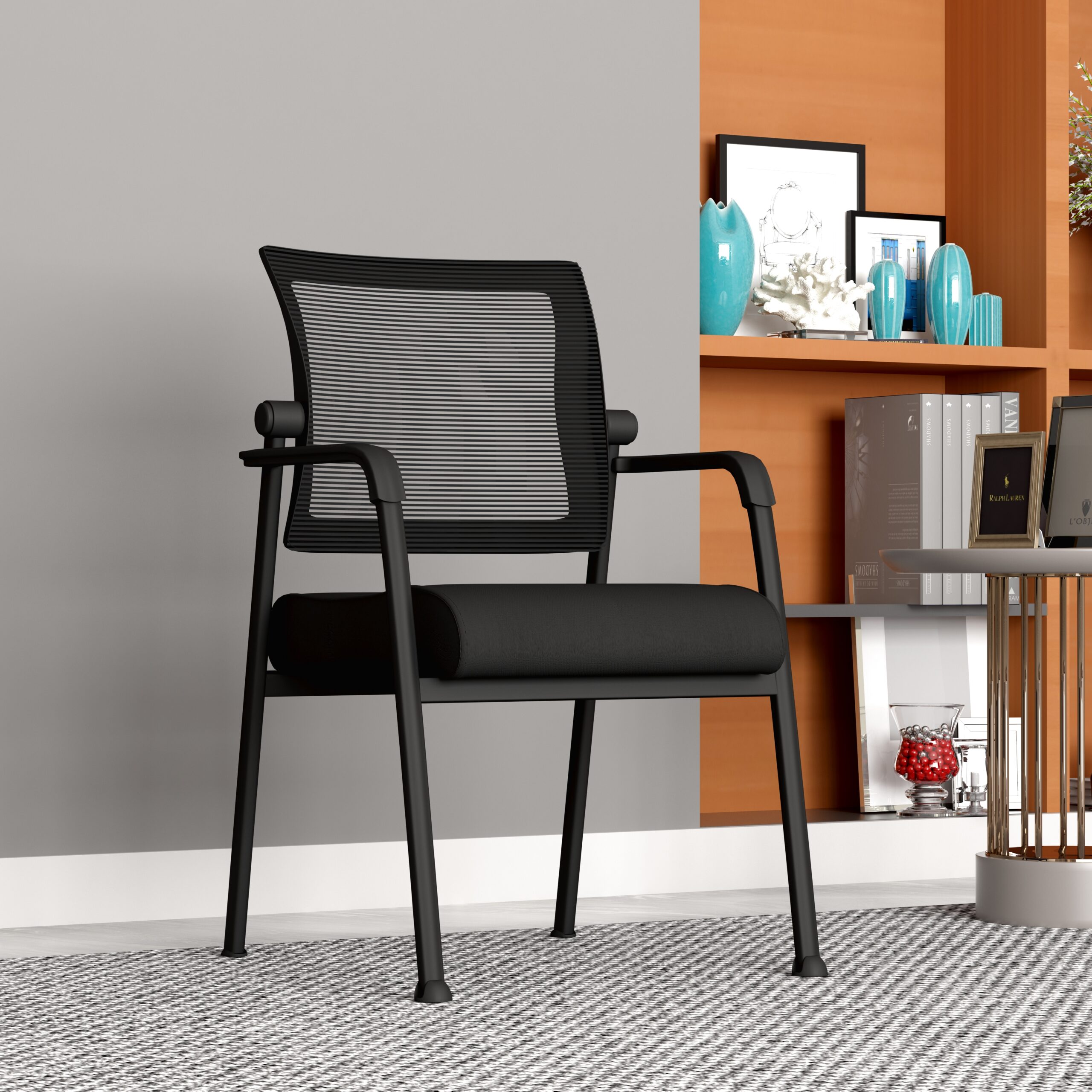 Boss Mesh 4-Legged Guest Chair - Image 9