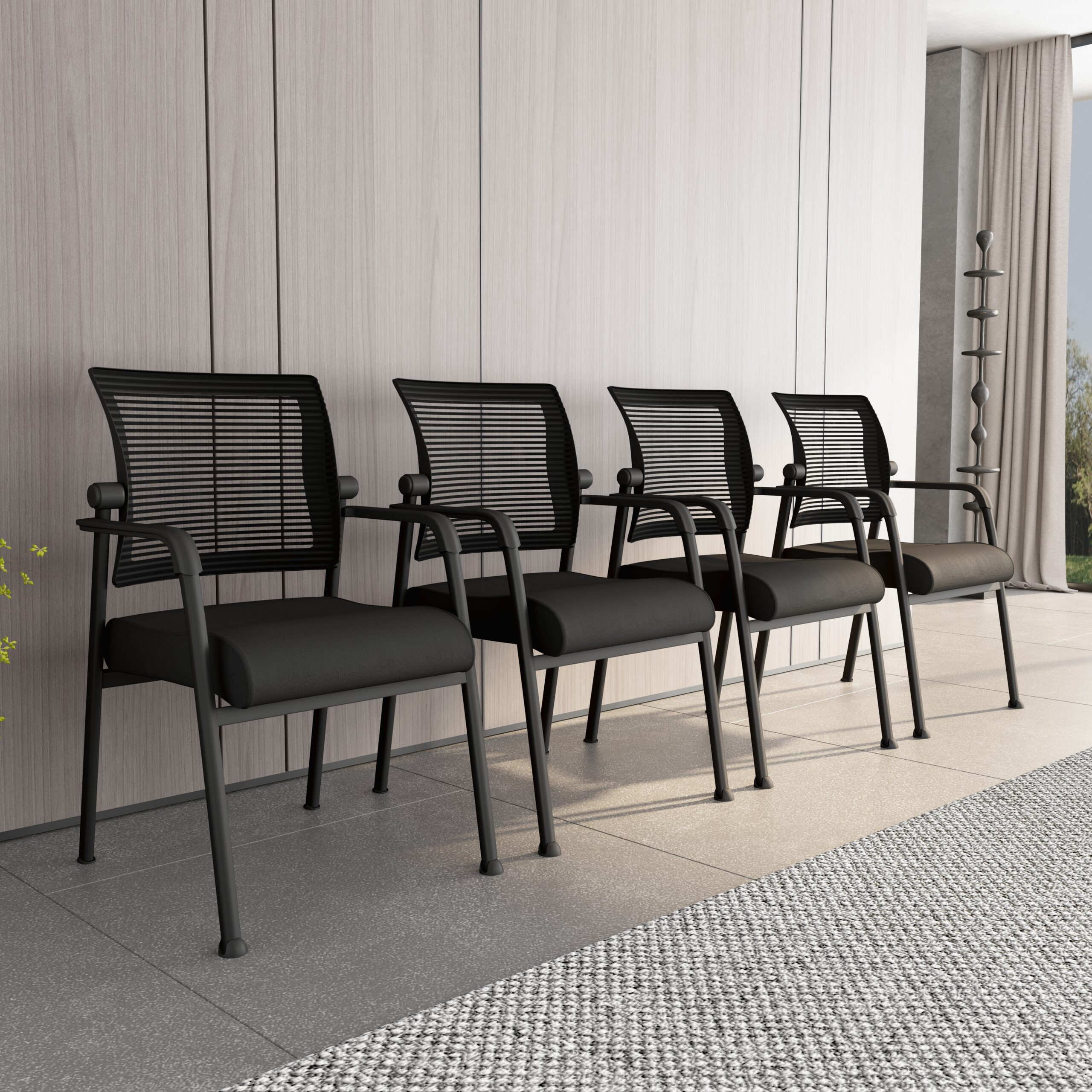 Boss Mesh 4-Legged Guest Chair - Image 8