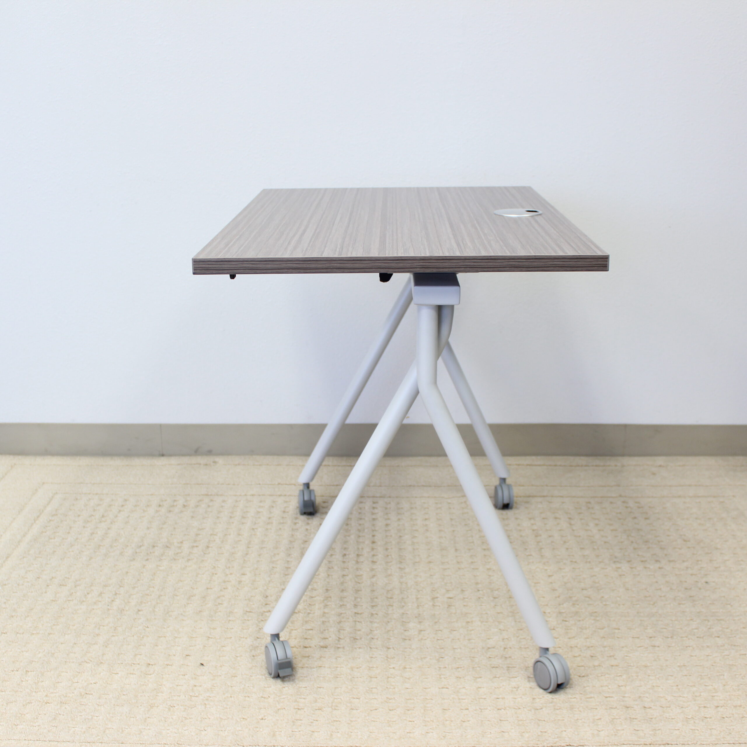 Boss 36 Inch Flip Top Training Table, Driftwood - Image 7