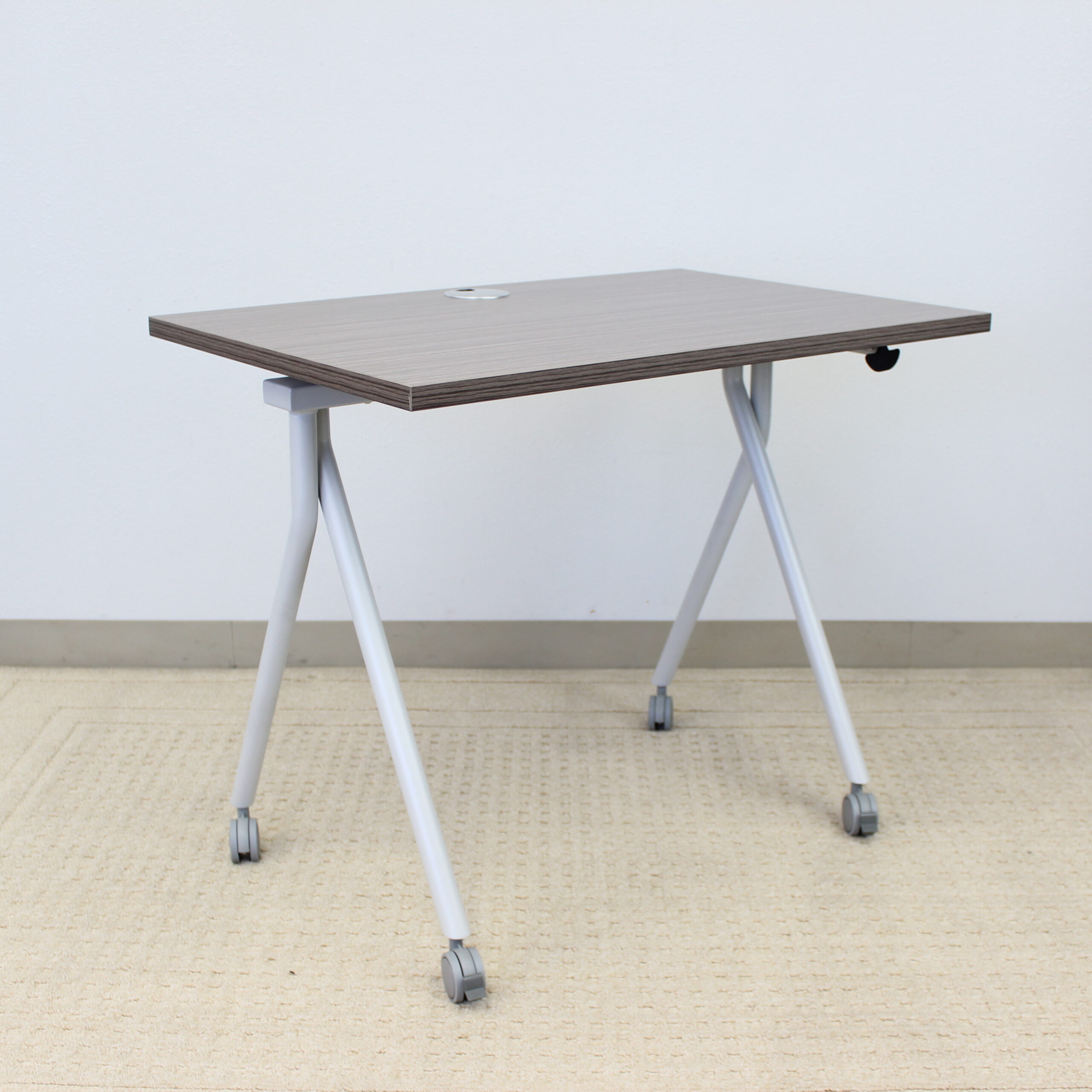 Boss 36 Inch Flip Top Training Table, Driftwood - Image 4