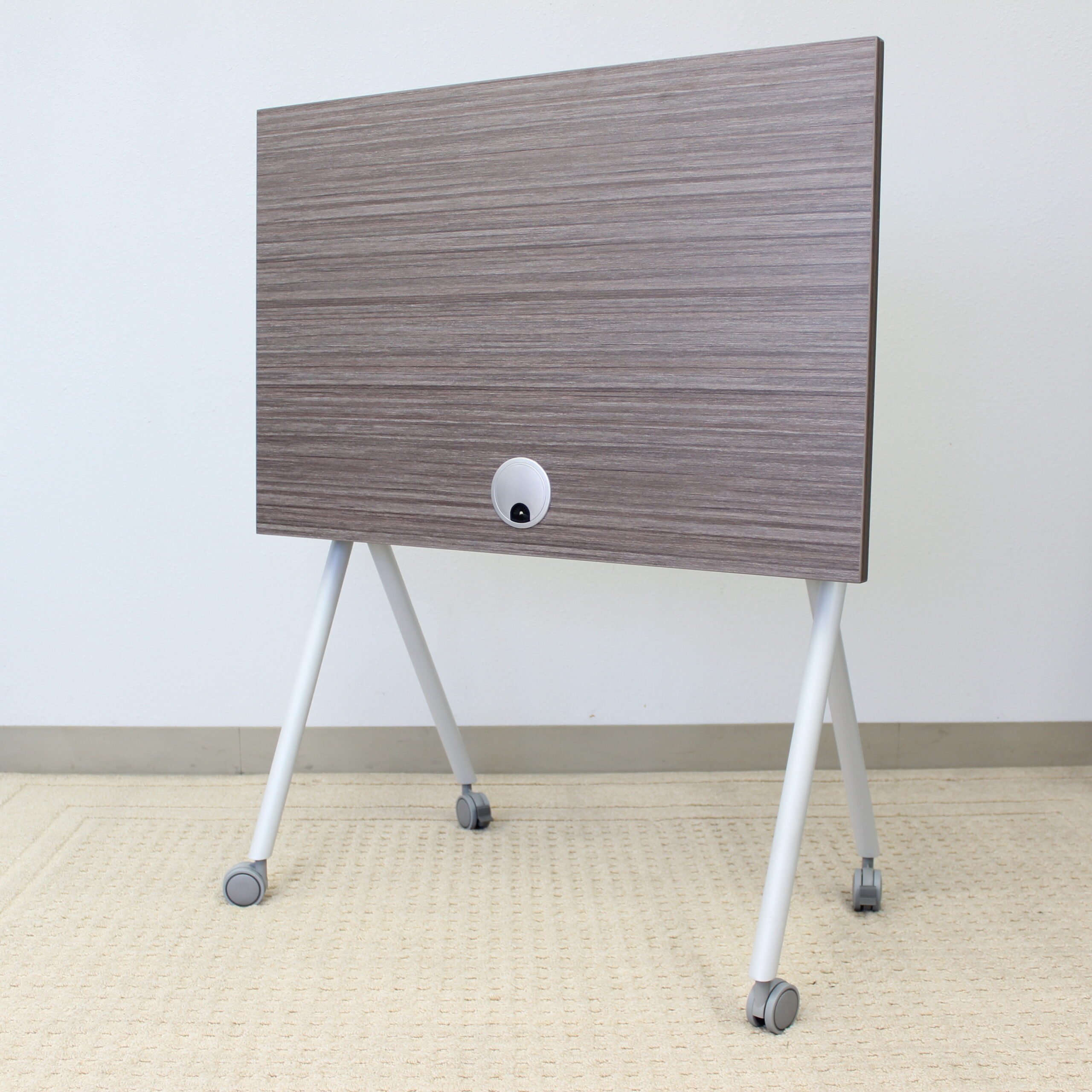 Boss 36 Inch Flip Top Training Table, Driftwood - Image 5