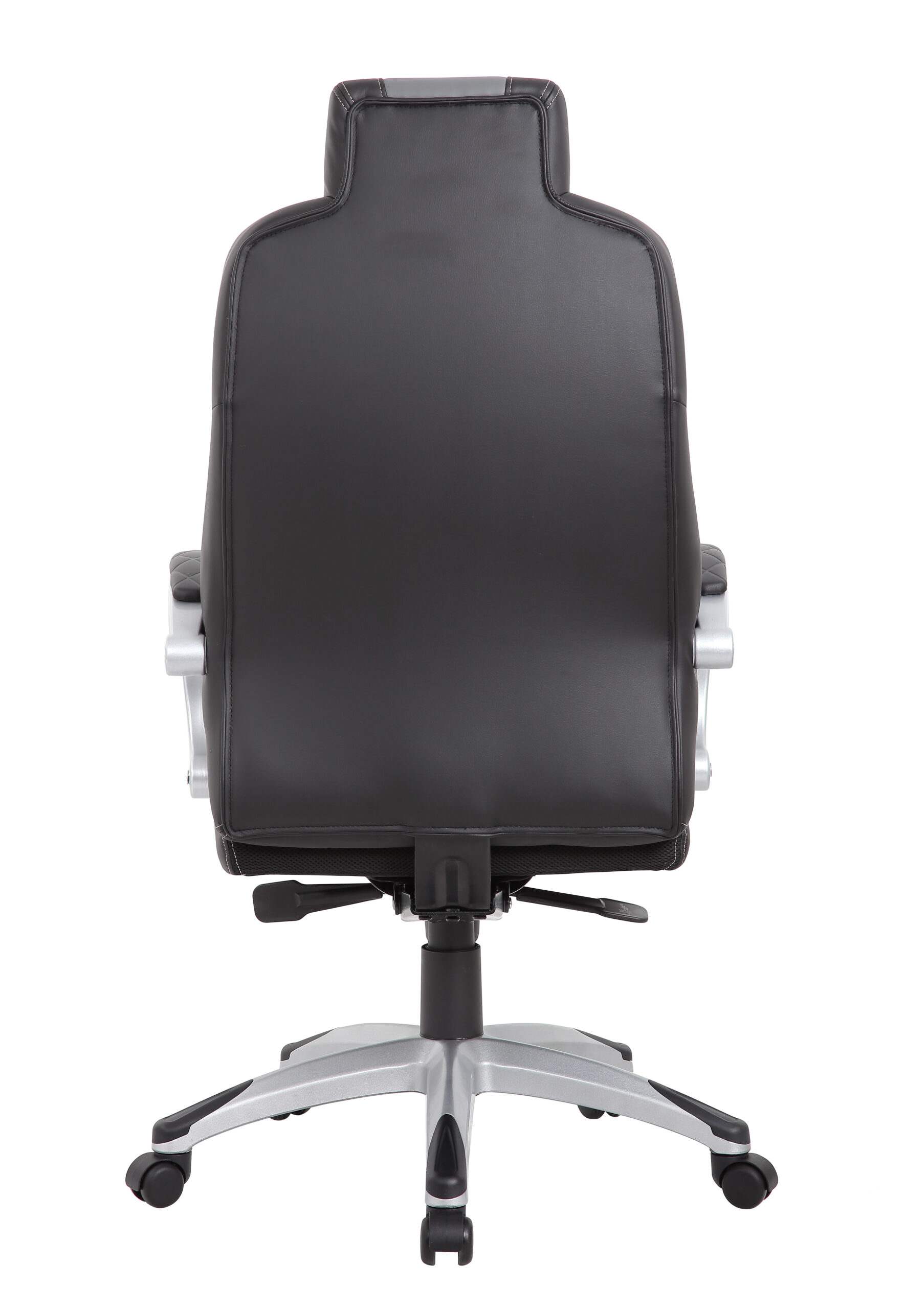 Boss Bentley Hinged Arm Executive Chair With Synchro-Tilt, Black/Grey - Image 6