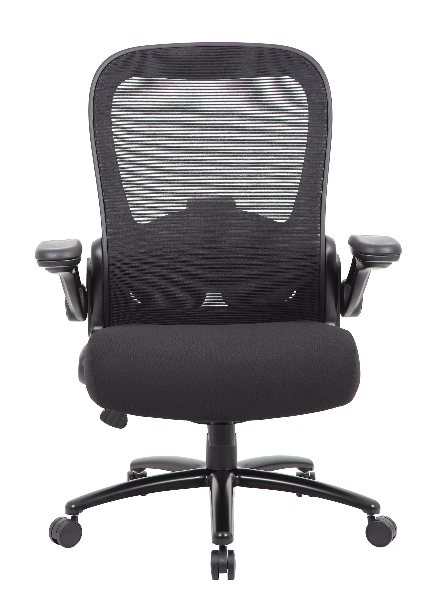 Boss Heavy Duty Flip Arm Mesh Task Chair - Image 5
