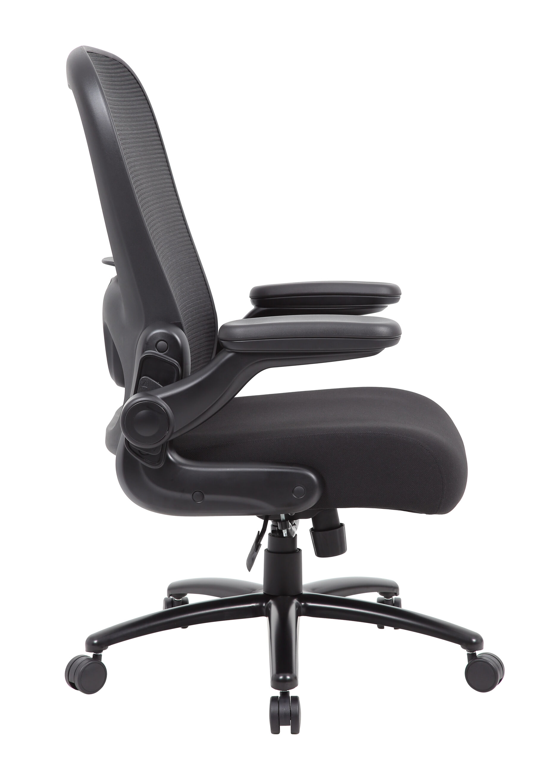 Boss Heavy Duty Flip Arm Mesh Task Chair - Image 3