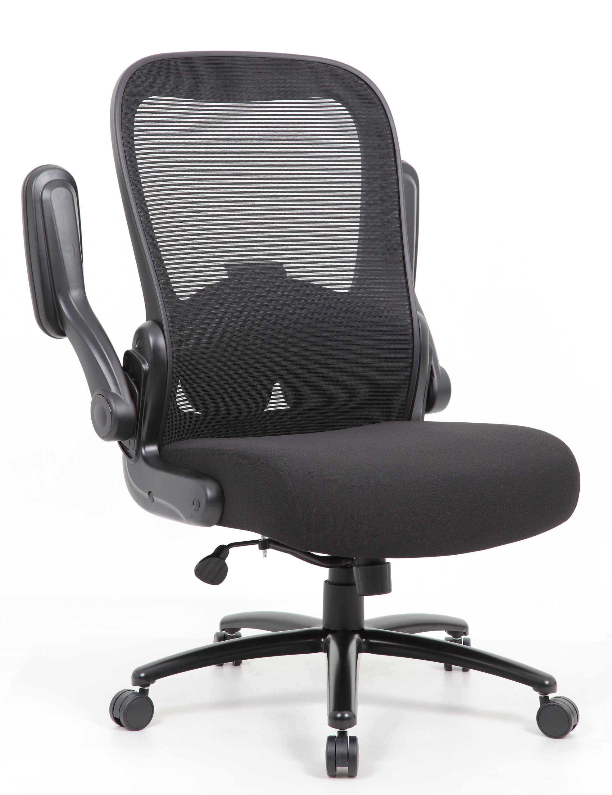 Boss Heavy Duty Flip Arm Mesh Task Chair - Image 9