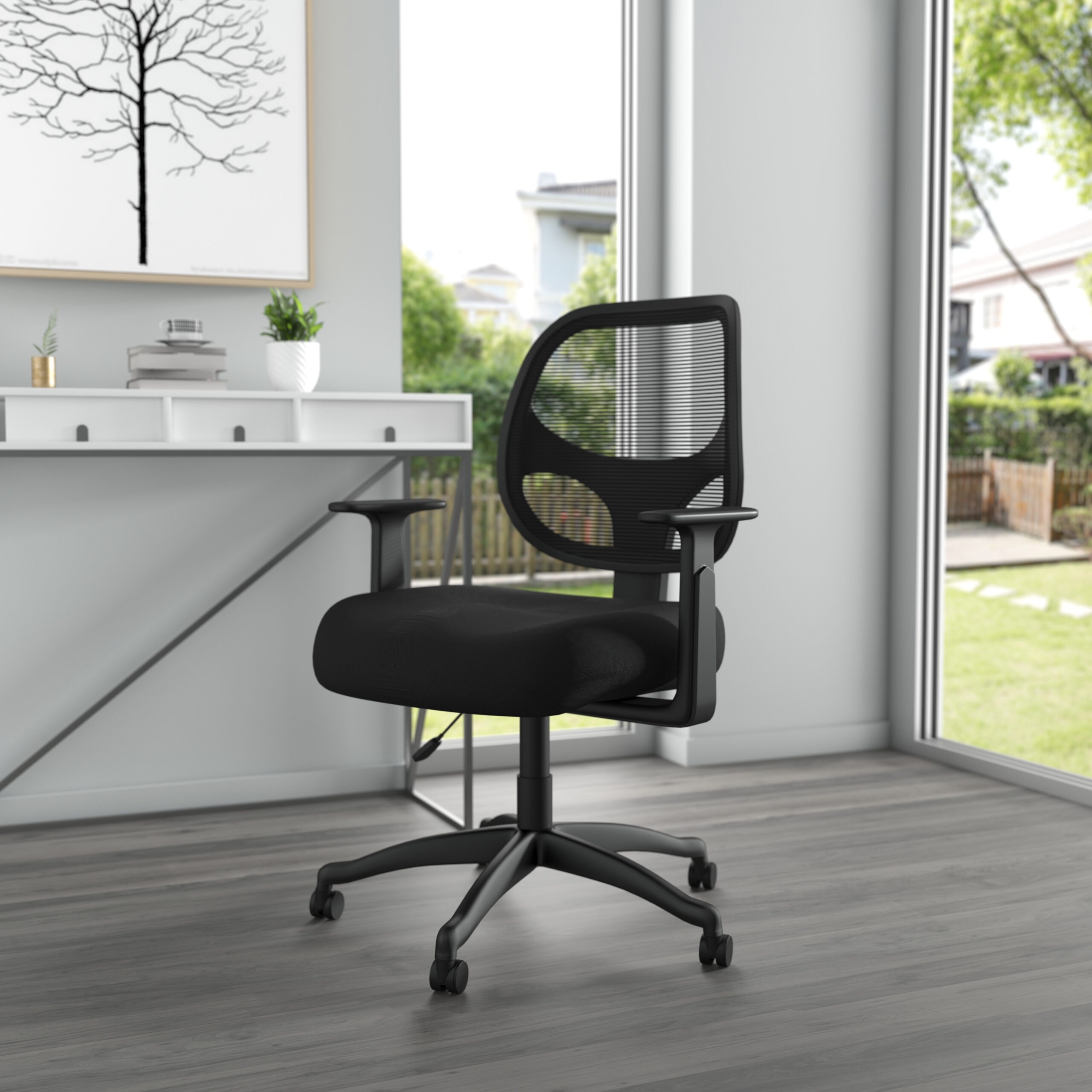 Boss Commercial Grade Mesh Task Chair w/T-Arms - Image 7
