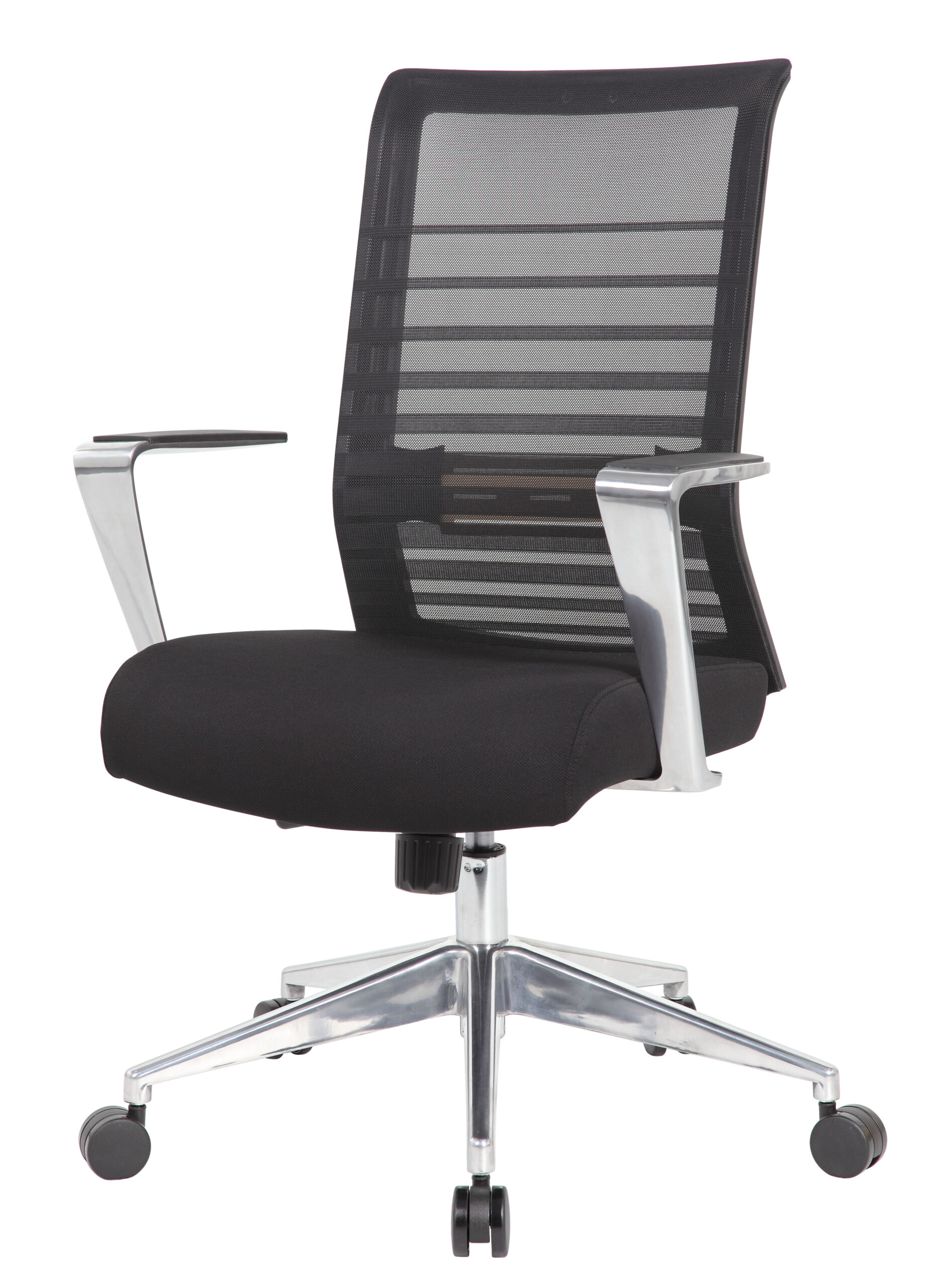Boss Horizontal Mesh Back Task Chair, Aluminum Arms/Base - Image 3