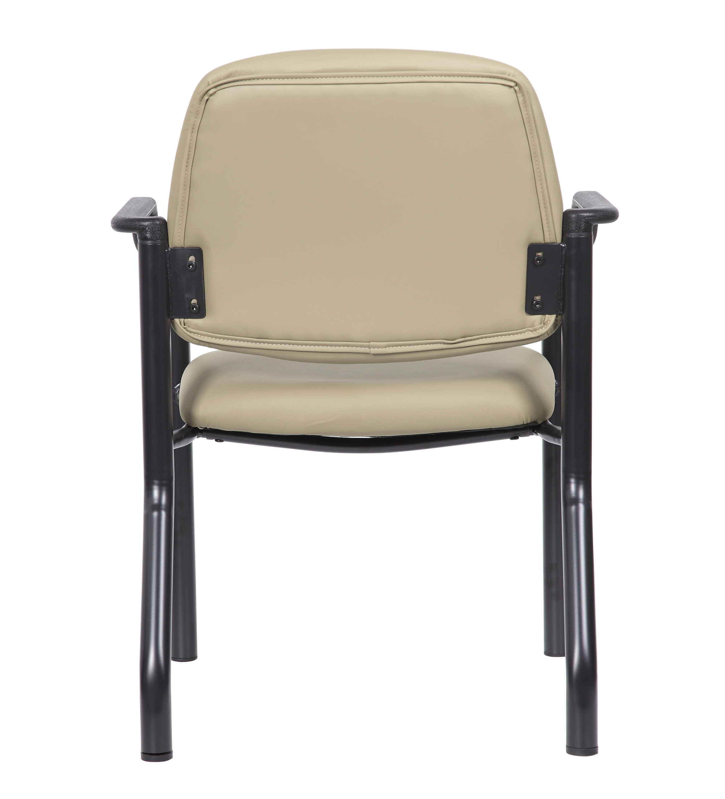 Boss Chair Mid Back Guest Chair, 300 lb capacity, Antimicrobial Vinyl, Beige - Image 7