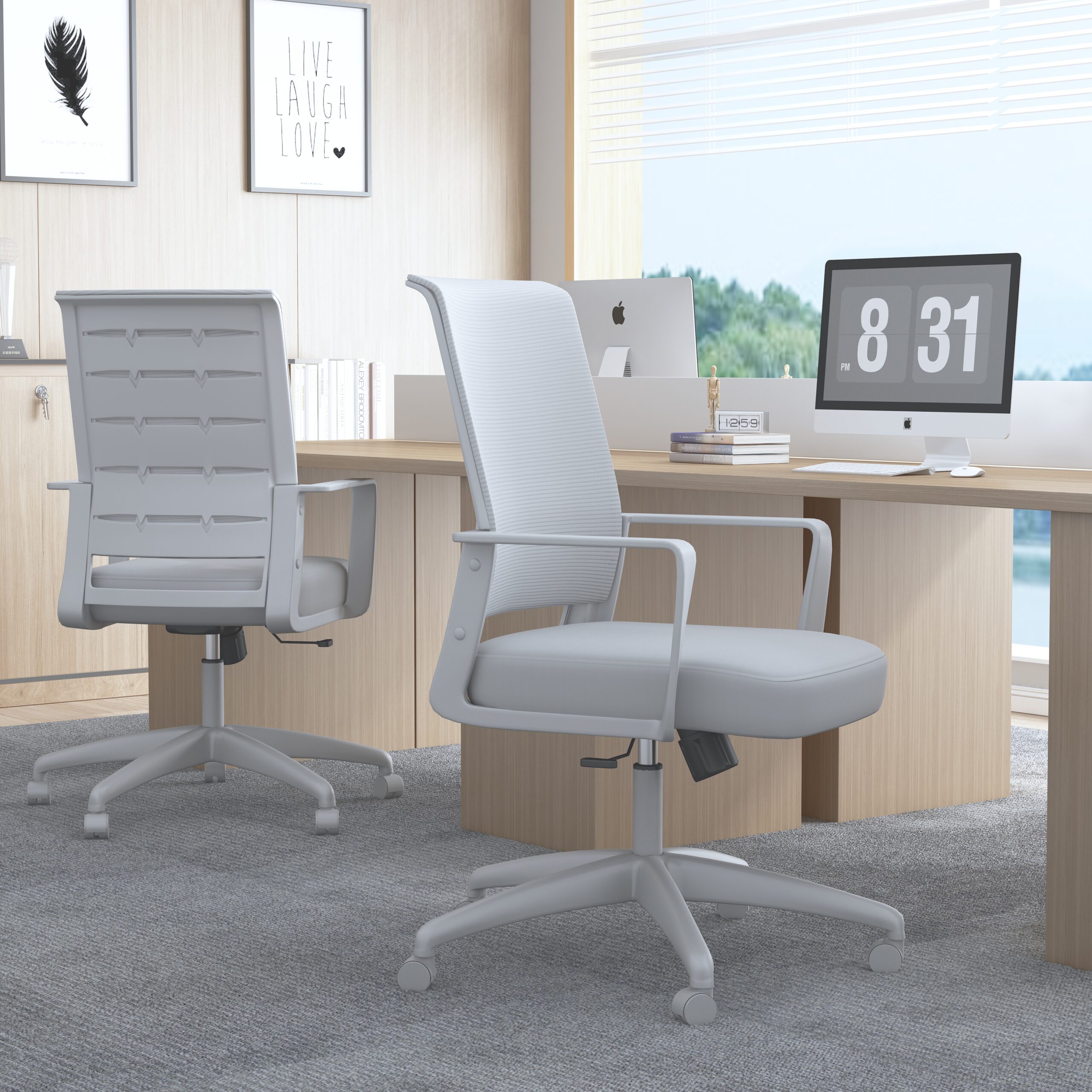 Boss All Grey Mesh Task Chair - Image 7