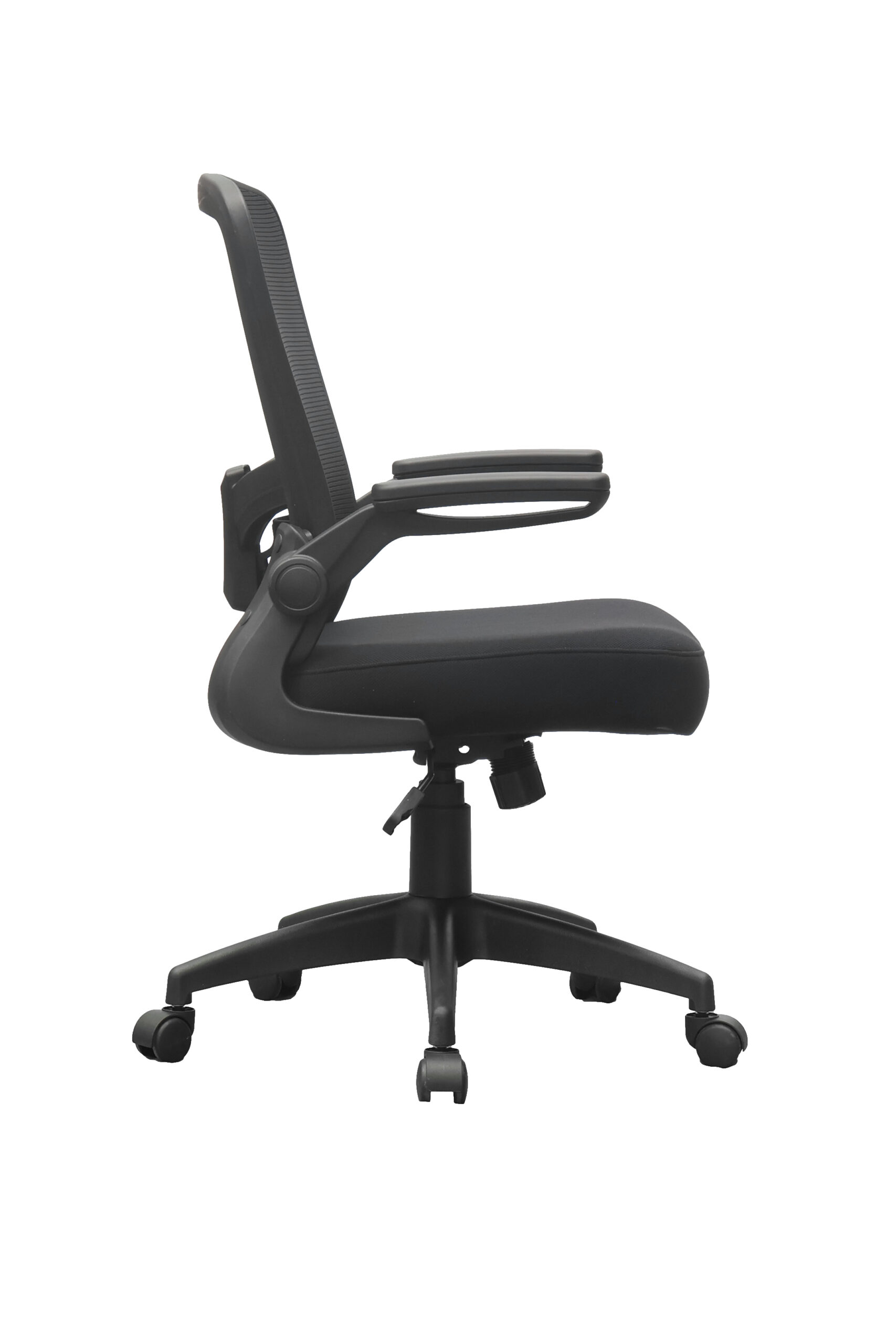 Boss Black Mesh, Flip Arm, Task Chair, Black Frame - Image 6