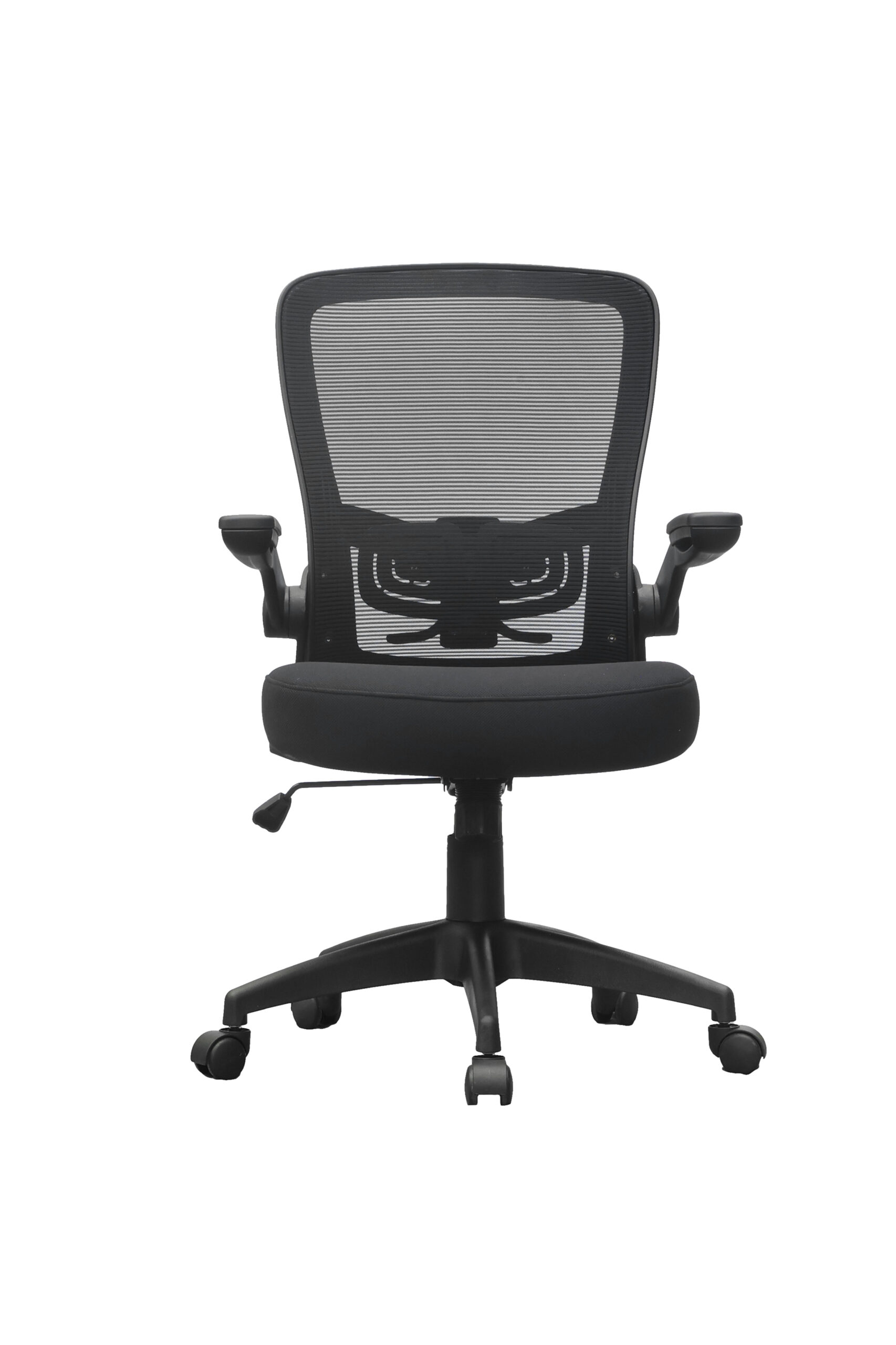 Boss Black Mesh, Flip Arm, Task Chair, Black Frame - Image 2