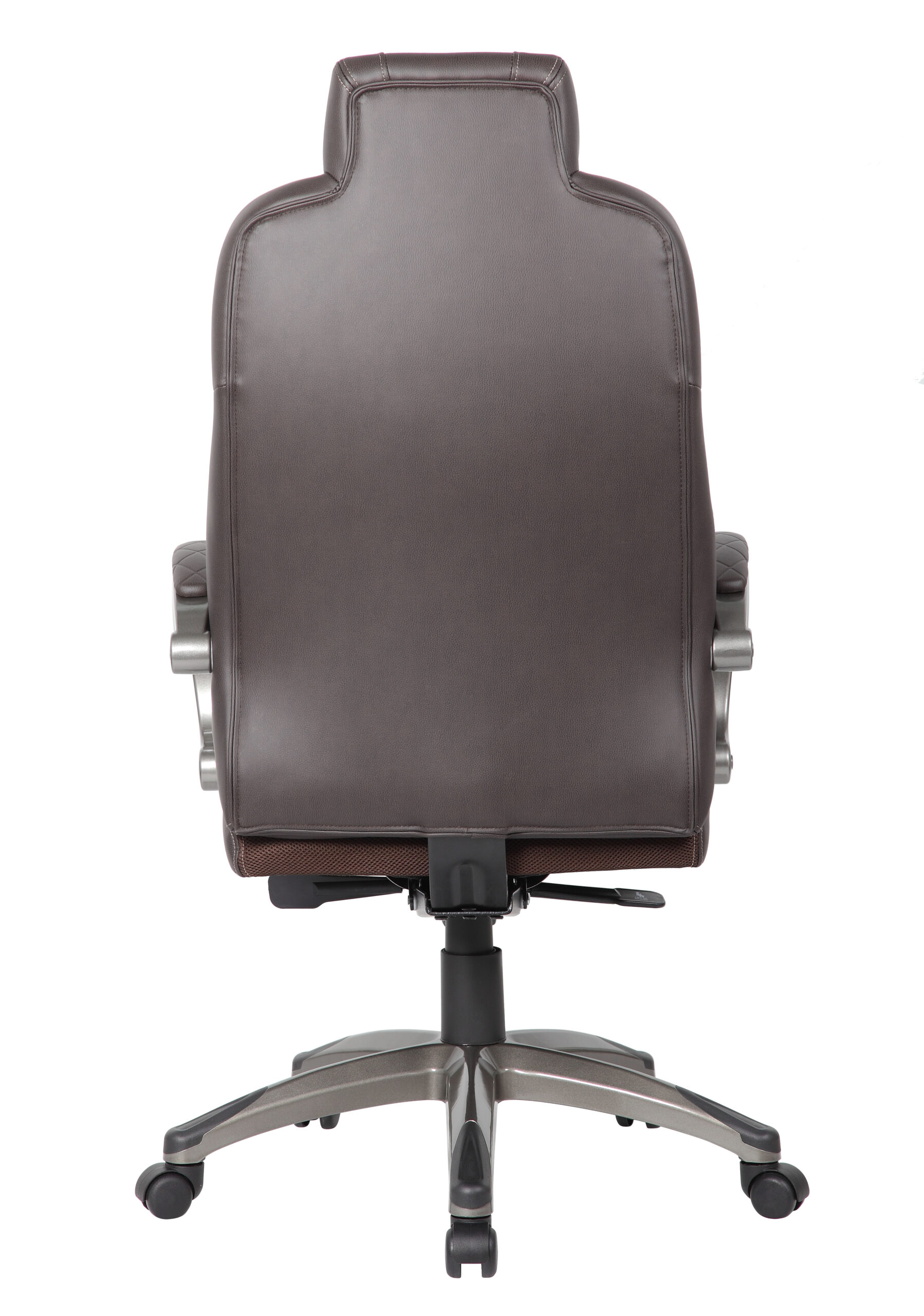 Boss Bentley Hinged Arm Executive Chair With Synchro-Tilt, Brown - Image 3
