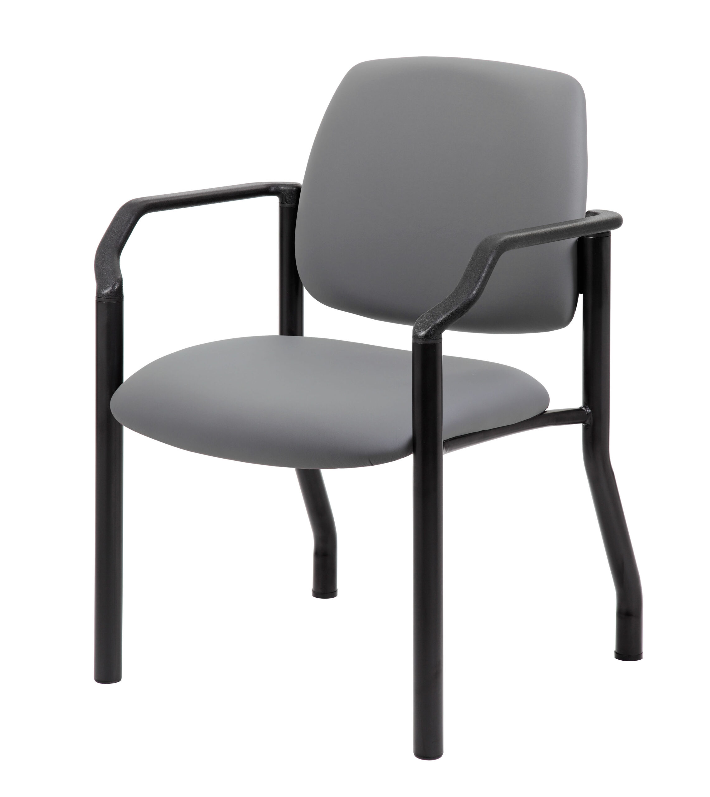 Boss Chair Mid Back Guest Chair, 300 lb capacity, Antimicrobial Vinyl - Image 3