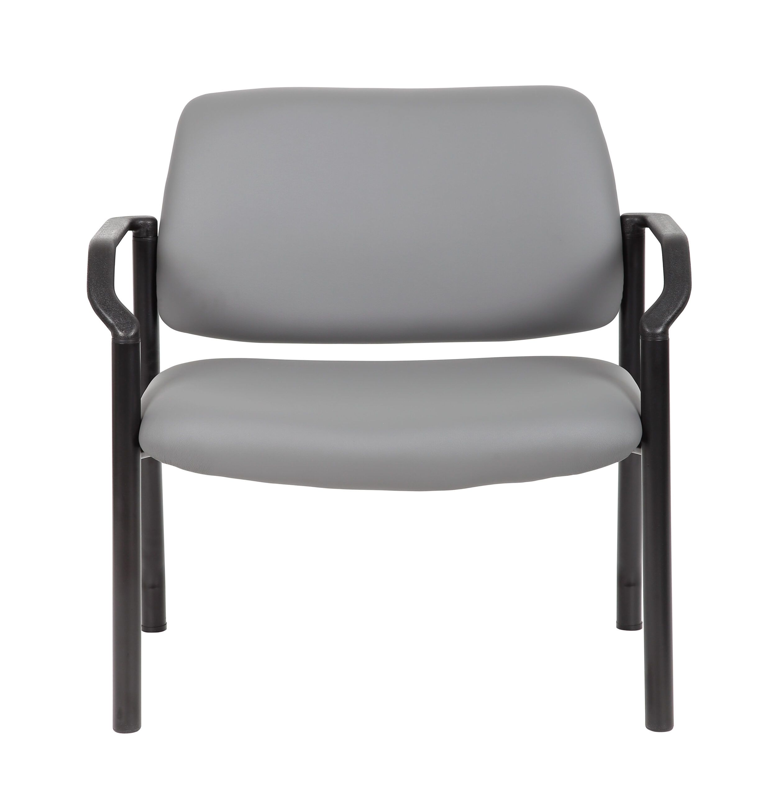 Boss Chair Mid Back Guest Chair, 500 lb capacity, Antimicrobial Vinyl - Image 3