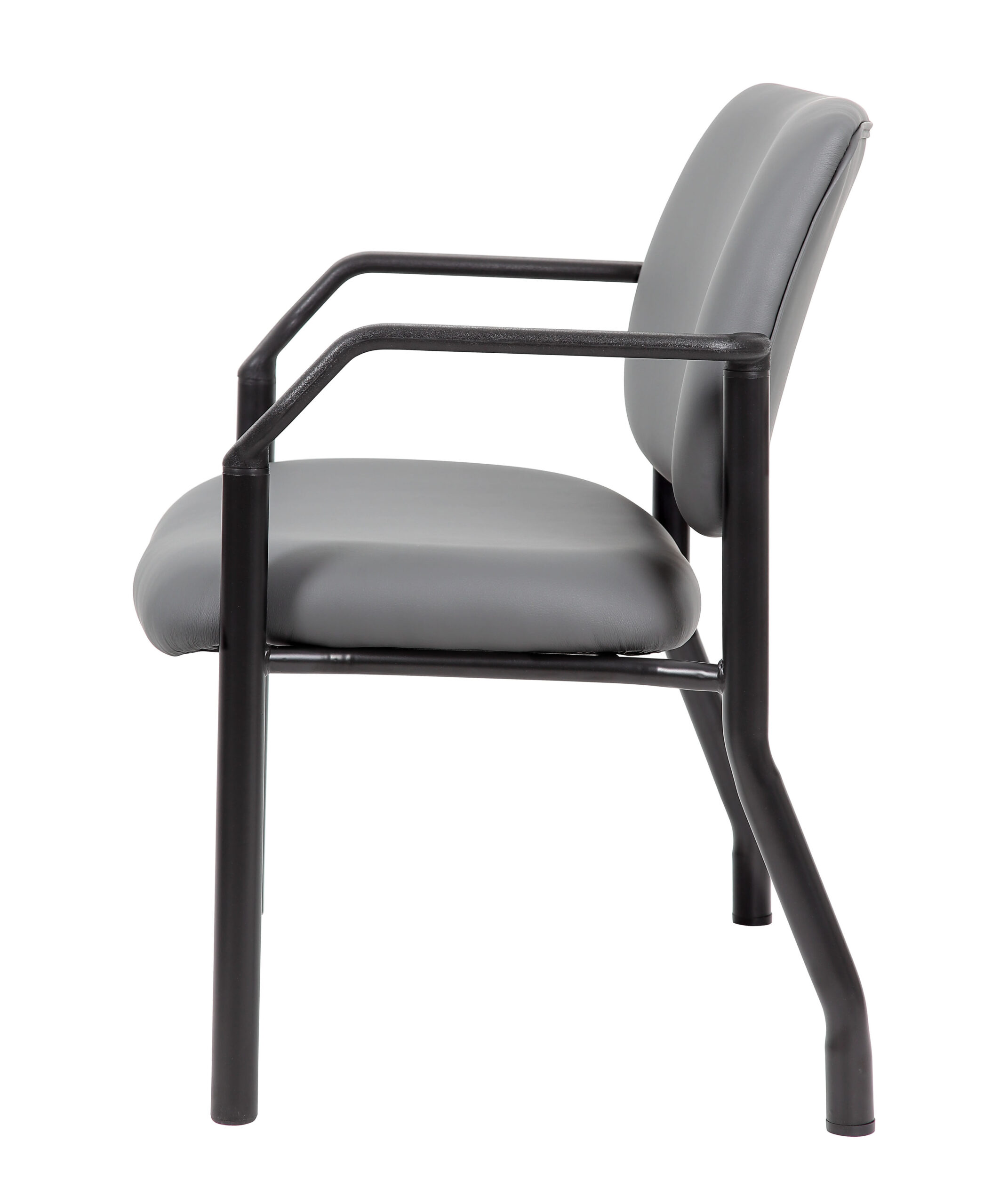 Boss Chair Mid Back Guest Chair, 500 lb capacity, Antimicrobial Vinyl - Image 6