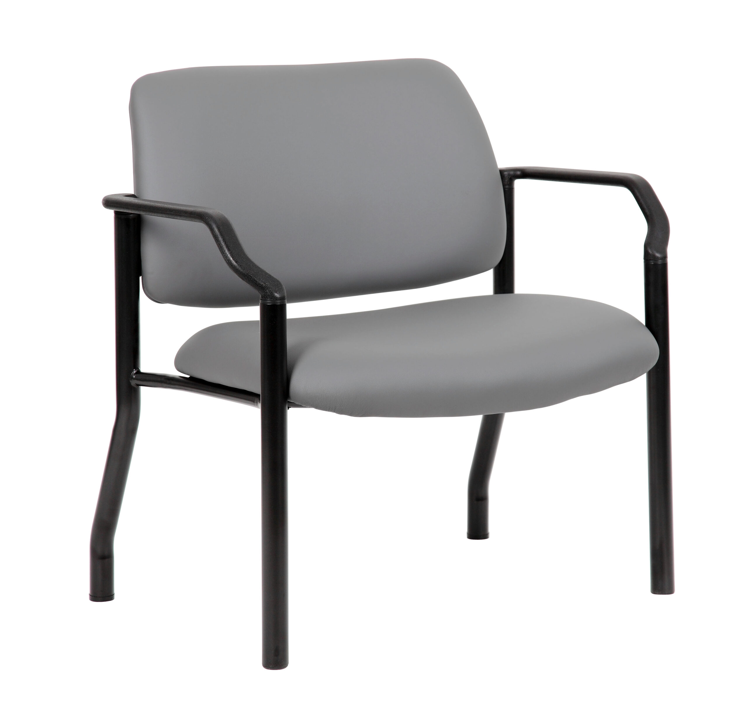 Boss Chair Mid Back Guest Chair, 500 lb capacity, Antimicrobial Vinyl - Image 7