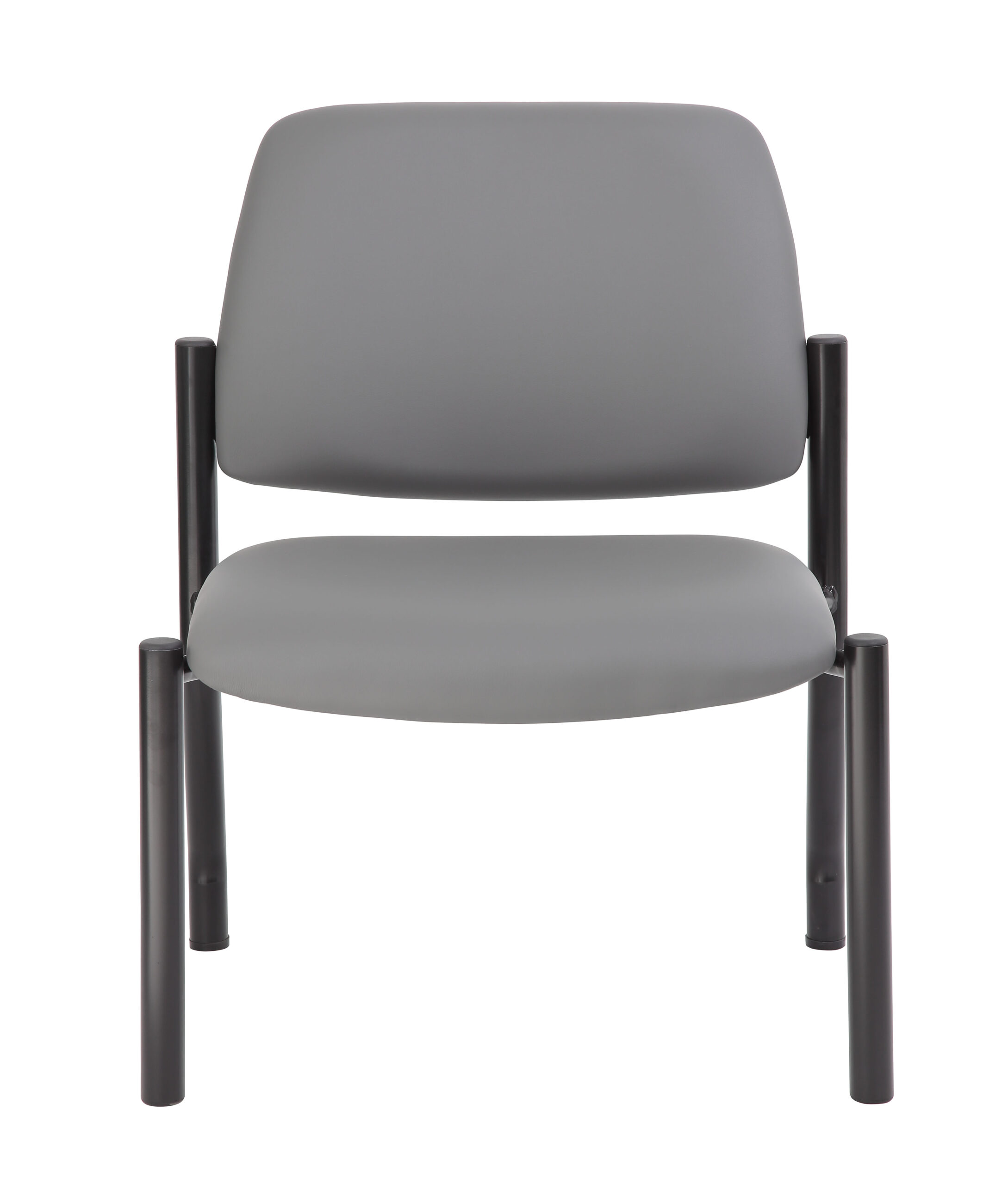 Boss Chair Mid Back Armless Guest Chair, 400 lb capacity, Antimicrobial Vinyl - Image 3