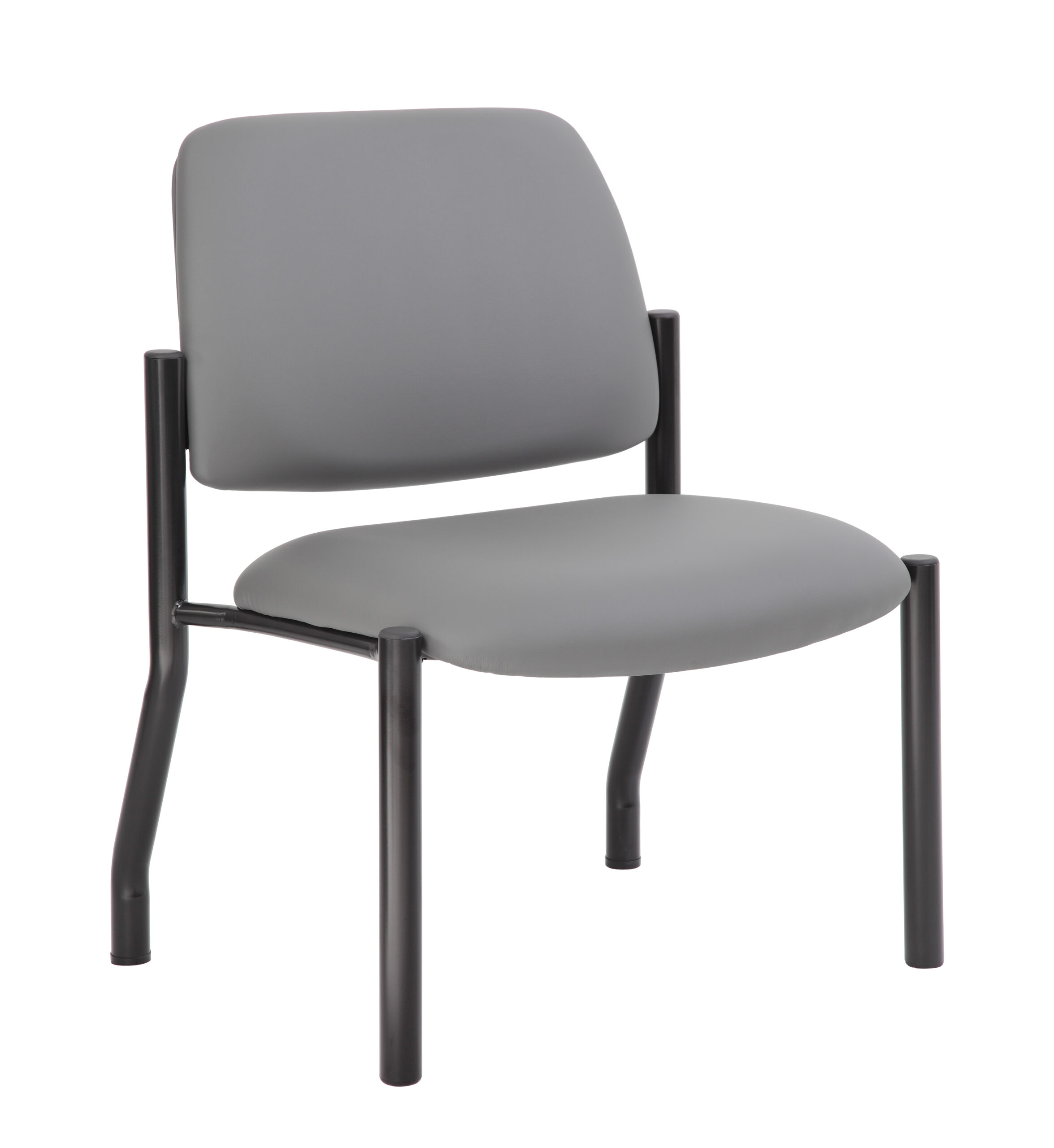 Boss Chair Mid Back Armless Guest Chair, 400 lb capacity, Antimicrobial Vinyl - Image 7