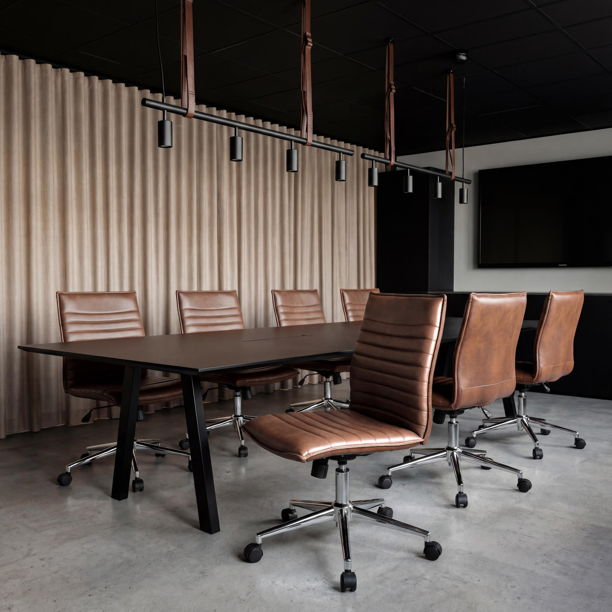 Boss Hospitality Task Chair, Brown - Image 9