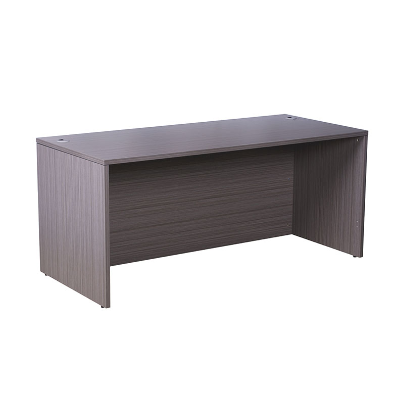 Boss Desk Shell, 71"W X 30"D, Driftwood