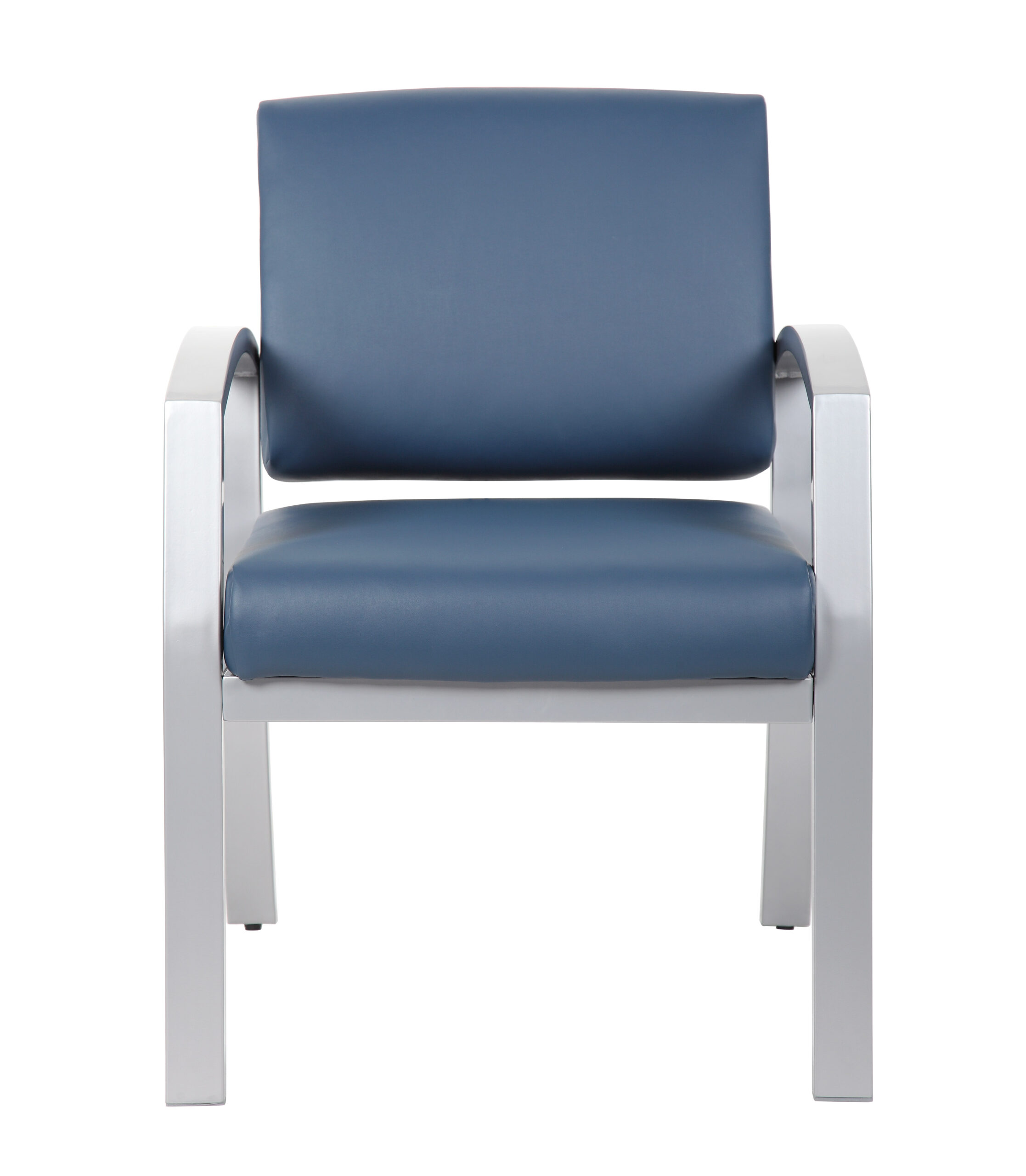 Boss Conrad Antimicrobial Guest/Reception Chair, Blue - Image 4