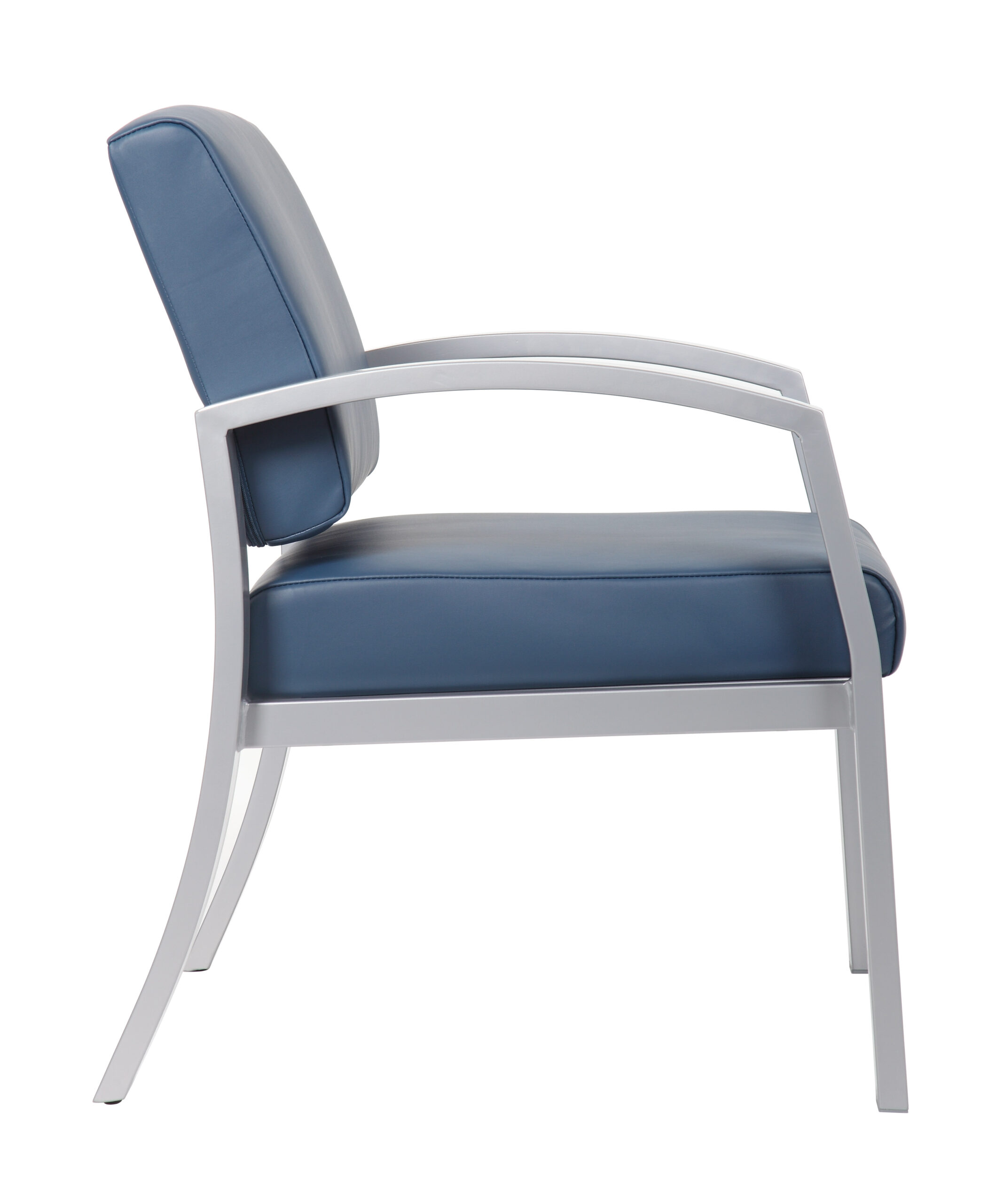 Boss Conrad Antimicrobial Guest/Reception Chair, Blue - Image 5