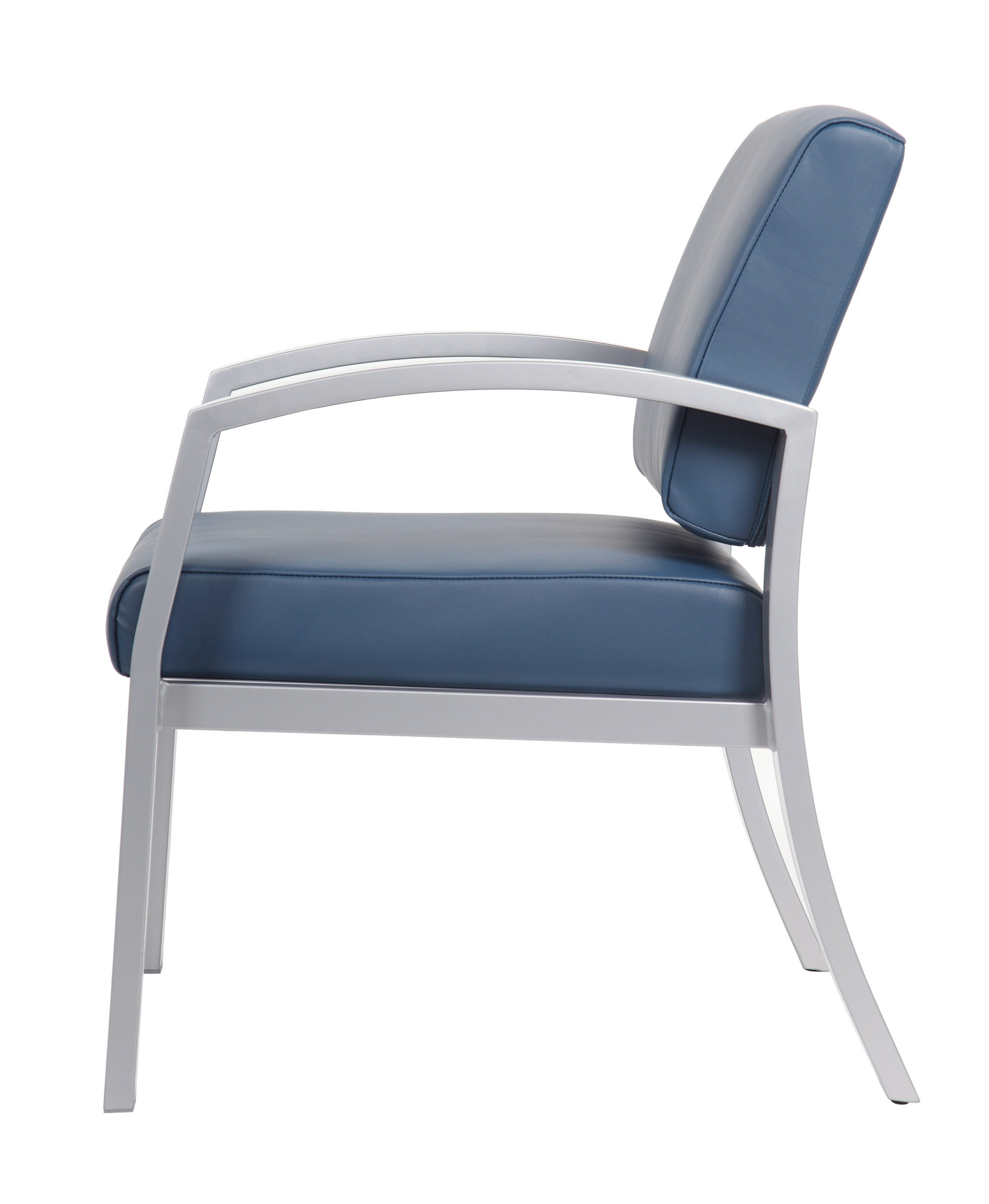 Boss Conrad Antimicrobial Guest/Reception Chair, Blue - Image 2