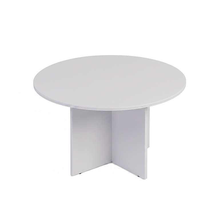 Boss 42" Round Table, White